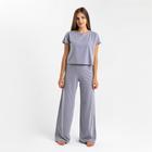 Комплект женский (футболка и брюки) KAFTAN "Basic" р. 40-42, серый - Фото 3