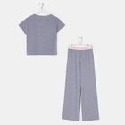 Комплект женский (футболка и брюки) KAFTAN "Basic" р. 40-42, серый - Фото 8
