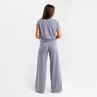 Комплект женский (футболка и брюки) KAFTAN "Basic" р. 44-46, серый 7182981 - фото 13988148