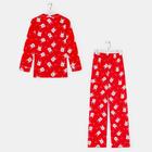 Пижама новогодняя женская (рубашка и брюки) KAFTAN Мишки, цвет красный, размер 40-42 - Фото 9