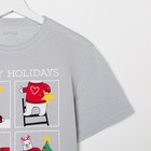 Пижама женская (футболка и шорты) KAFTAN "Мишки" размер 40-42 - фото 26405551