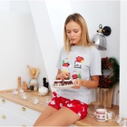 Пижама женская (футболка и шорты) KAFTAN "Мишки" размер 44-46 7291333