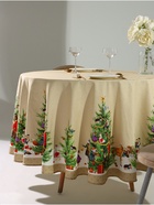 Скатерть новогодняя «Этель» Noble Christmas, d=220 ± 3 см с ГМВО, 100% хлопок, саржа 190 г/м² - Фото 6
