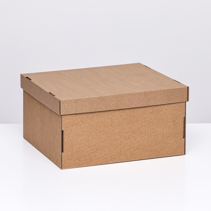 Складная коробка, крафт, 31,2 х 25,6 х 16,1 см - Фото 1