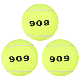 Мяч для большого тенниса № 909, тренировочный , набор 3 шт., цвета МИКС