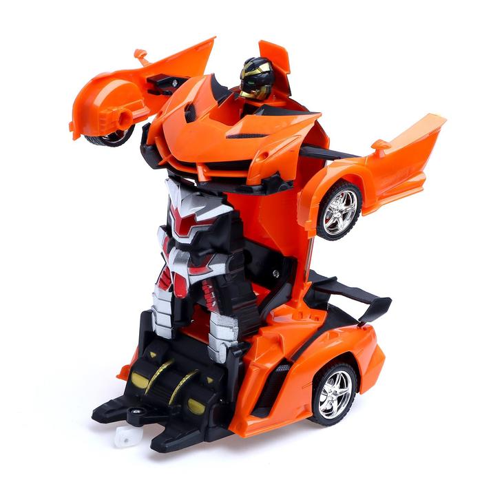 Робот радиоуправляемый «Спорткар», трансформируется, световые и звуковые эффекты, МИКС 50964
