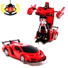 Робот радиоуправляемый «Спорткар», трансформируется, световые и звуковые эффекты, МИКС - фото 24422822