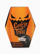 Печенье с предсказанием хэллоуин Cookie or treat, черное, 6 г - Фото 4