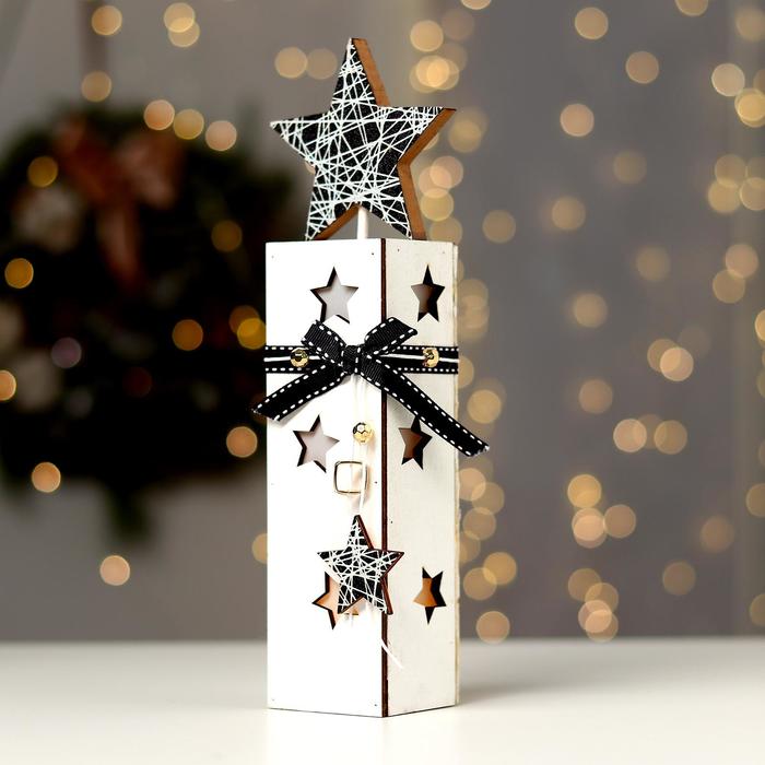 Новогодний декор с подсветкой «Звезда» 6 × 5,5 × 26 см - Фото 1