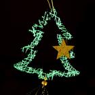 Новогодняя подвеска «Ёлочка со звездой» 11×67 см - фото 21357234