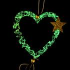 Декоративная подвеска «Сердце со звездой» 12×67 см - Фото 2