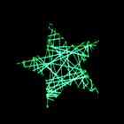 Елочная игрушка с подсветкой «Звезда», 8×8 см - Фото 4