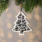 Елочная игрушка с подсветкой «Ёлка», 7×19 см - Фото 1