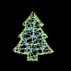Новогодняя подвеска с подсветкой «Ёлка» 7×19 см - Фото 4