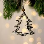 Елочная игрушка «Ёлочка», 7×8 см - Фото 1