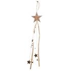 Новогодняя подвеска с подсветкой «Звезда» 12×67 см, золотой - фото 9384351
