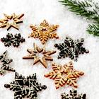 Новогодний декор «Снежинка», с подсветкой, 8×12.5 см, набор 12 шт. - Фото 2