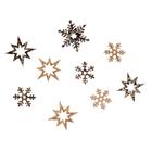 Новогодний декор «Снежинка», с подсветкой, 8×12.5 см, набор 12 шт. - Фото 3