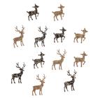 Новогодний декор «Олень», с подсветкой, 8×12.5 см, набор 12 шт. - Фото 3