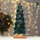 Новогодний настольный декор с подсветкой «Ёль с гирляндой» 10×6×29.5 см - фото 24446785