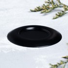 Подсвечник металл для чайной свечи, 7,5 см, чёрный - Фото 2