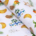 Бумага упаковочная новогодняя глянцевая «Новогоднее настроение», 70×100 см, 1 лист - Фото 3