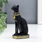 Фигурка полистоун «Чёрный сфинкс с узорами», 13×6.5×5 см - Фото 1