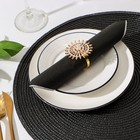 Кольцо для салфетки «Жемчуг», 5,5×5 см, цвет золотой 6968764