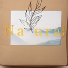 Рюкзак текстильный «Natural», 25х13х37 см, бежевый - фото 6467574