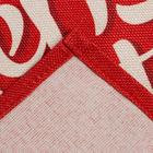 Фартук Доляна «Рождество» 54 х 68см,50% п/э, 50% лён - фото 29783262