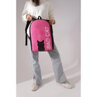 Рюкзак школьный текстильный Bad cat, 25х13х37 см, цвет фуксия - Фото 6