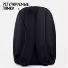 Рюкзак школьный текстильный Bad cat, 25х13х37 см, цвет фуксия - Фото 3