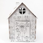 Набор для творчества «Дом-раскраска: Синий трактор», дом из картона - Фото 6