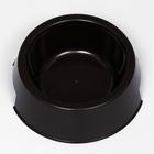 Миска пластиковая 17 х 17 х 5 см, 400 мл, шоколадный - Фото 2