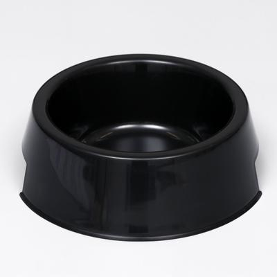 Миска пластиковая 17 х 17 х 5 см, 400 мл, черная