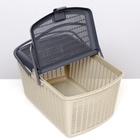 Корзина 47×36×27.5 см, серая - Фото 7