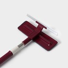 Окномойка с насадкой из микрофибры Доляна, стальная телескопическая ручка, 27×8×73(114) см, цвет МИКС - Фото 4