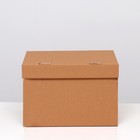 Коробка для хранения "А4", бурая, 32,5 x 23,5 x 23,5 см - Фото 2