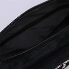 Сумка кросс-боди, отдел на молнии, 2 наружных кармана, цвет чёрный - Фото 3