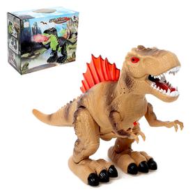 Динозавр «Рекс», эффект дыма, свет и звук, работает от батареек, уценка (помята упаковка)