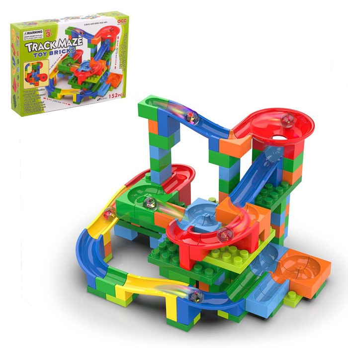 УЦЕНКА Конструктор блочный марблс «Турбошарики», 152 детали - Фото 1