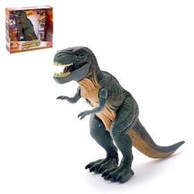 Динозавр «Рекс», работает от батареек, световые и звуковые эффекты, уценка (помята упаковка)