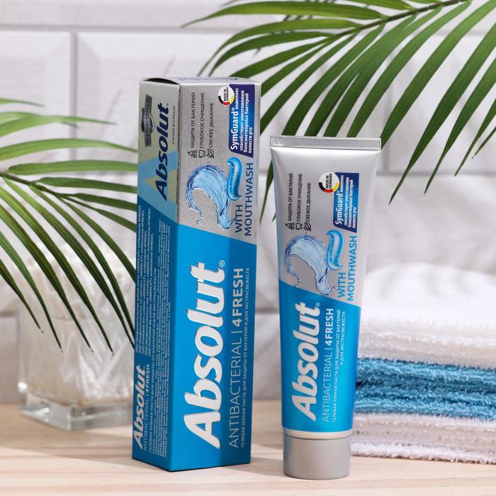 Зубная паста «ABSOLUT» antibacterial 4FRESH, 110 г - Фото 1