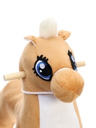 Качалка «Лошадка: Звёздочка», не музыкальная, цвет бежевый - Фото 11