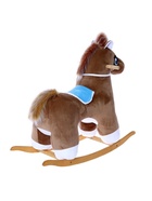 Качалка «Лошадка», не музыкальная, цвет коричневый - Фото 4