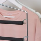 Плечики для одежды многоуровневые Доляна, антискользящее покрытие, цвет МИКС - Фото 2