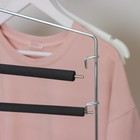 Плечики для одежды многоуровневые Доляна, антискользящее покрытие, цвет МИКС - Фото 3