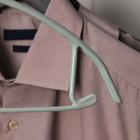 Плечики для одежды с перекладиной Доляна, размер 44-46, антискользящее покрытие, дугообразная, цвет серый - Фото 5