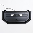 Аквариум «Панорамный» с крышкой, 105 л, 80×35×39.5/44.5 см, чёрный - Фото 4