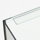 Аквариум «Панорамный» с крышкой, 105 л, 80×35×39.5/44.5 см, чёрный - Фото 5